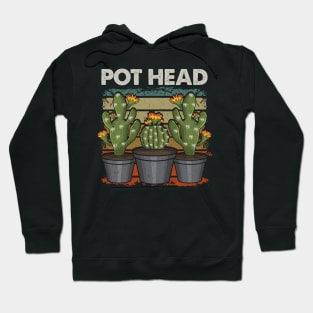 Funny Pot Head Gardening & Plant Pun Hoodie